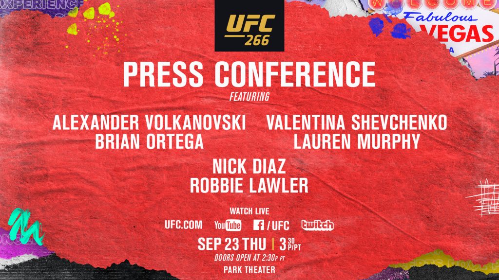 Conferencia de prensa UFC 266: Volkanovski vs. Ortega