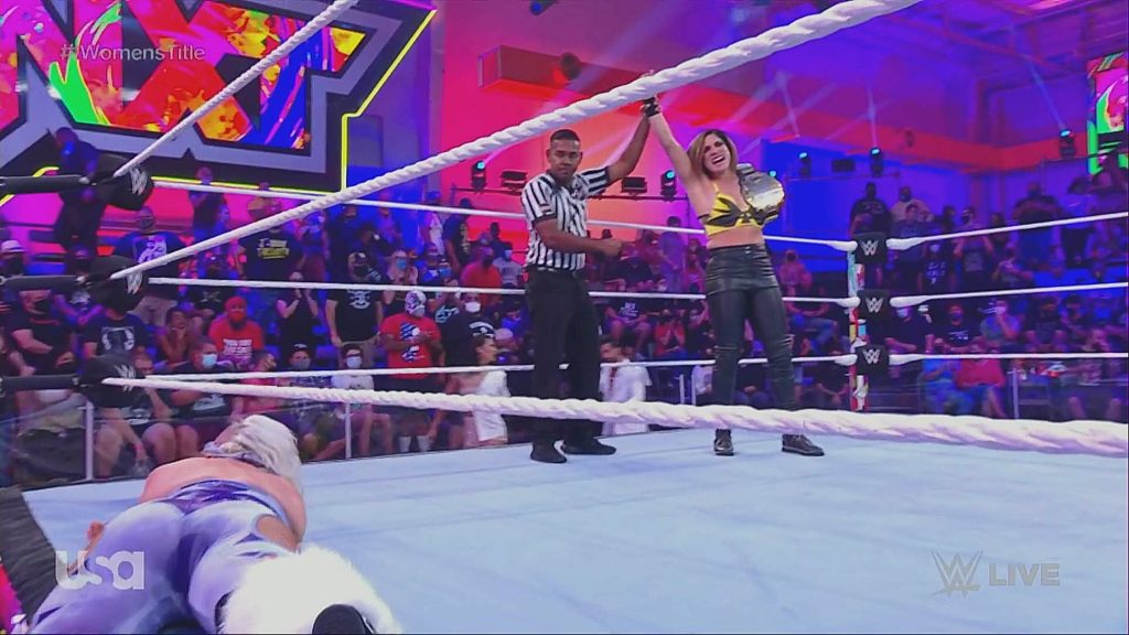 Raquel Gonzalez retiene el Campeonato Femenino de NXT ante Franky Monet