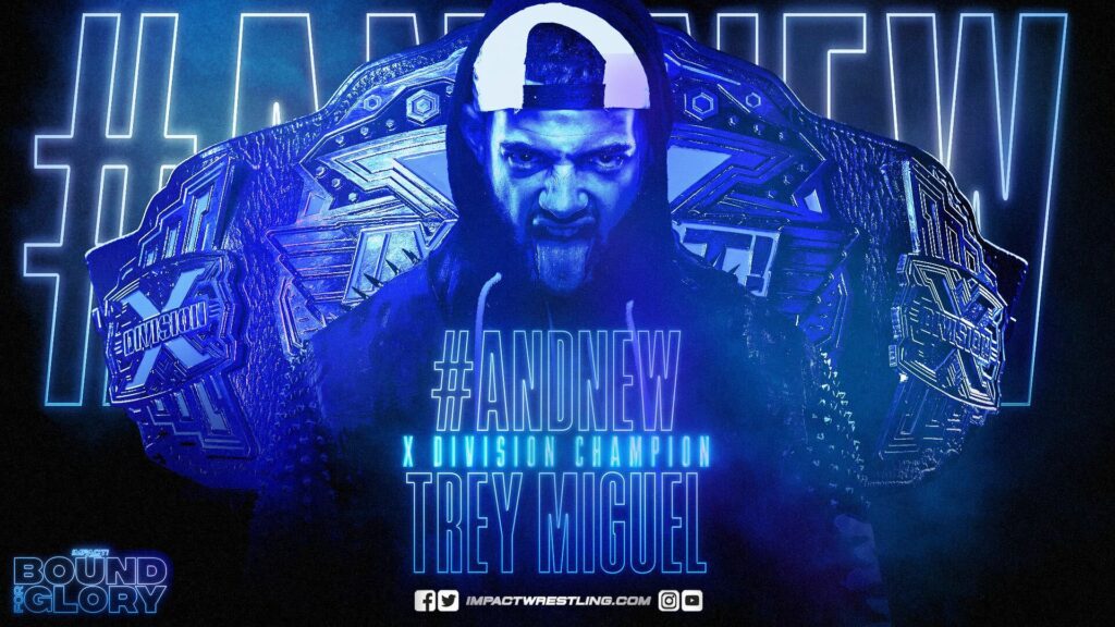 Trey Miguel se convierte en nuevo Campeón de la División X de Impact en Bound For Glory 2021