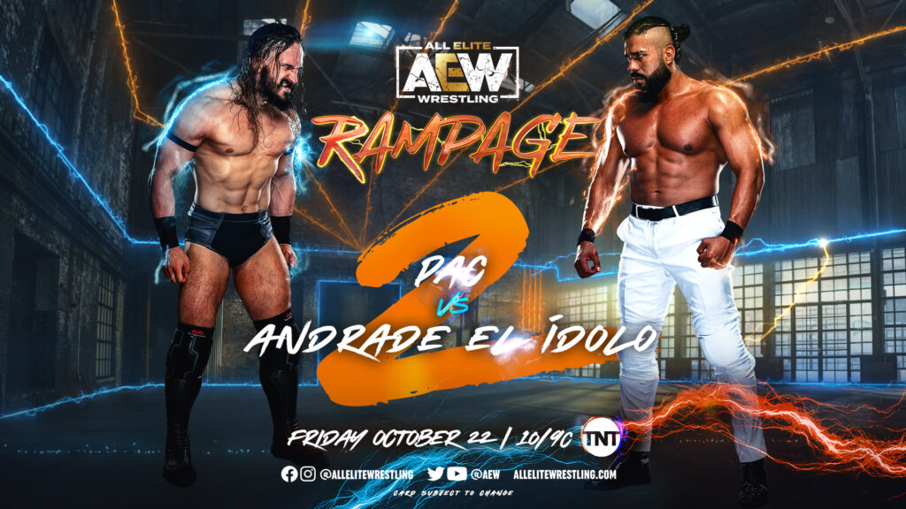 Cartelera AEW Rampage 22 de octubre de 2021