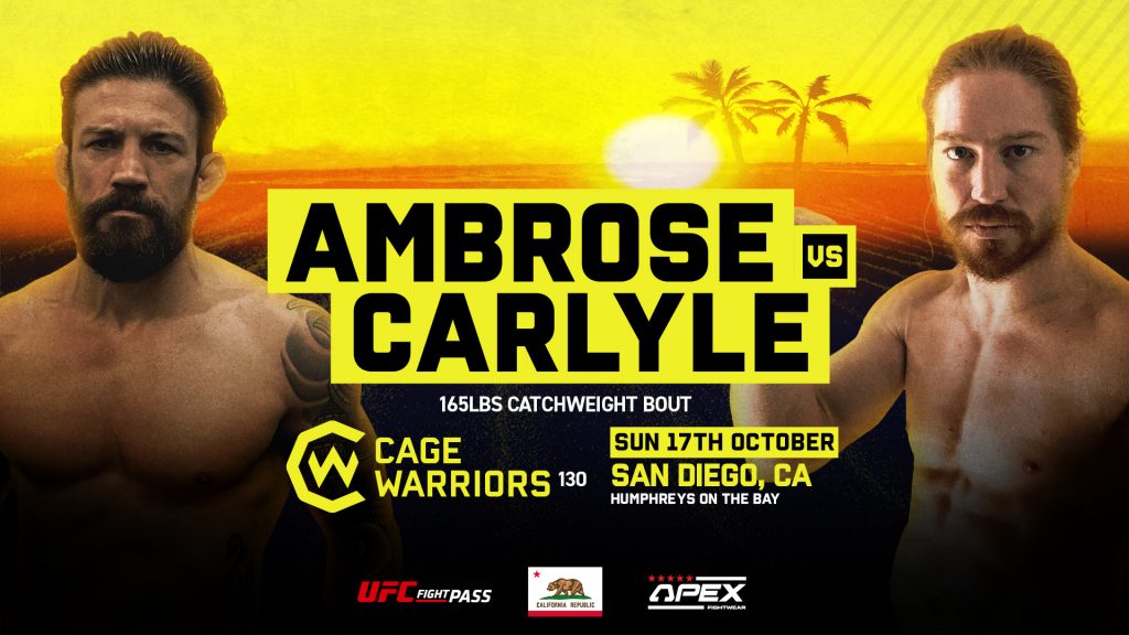 Resultados Cage Warriors 130: Ambrose vs. Carlyle