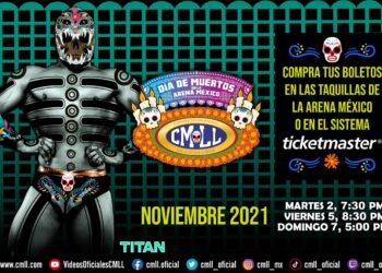 CMLL anuncia funciones especiales de Día de Muertos 2021