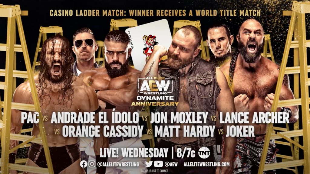 AEW anuncia seis participantes de la Casino Ladder Match de AEW Dynamite