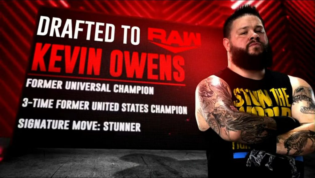 Kevin Owens y Shayna Baszler cambian de marca en el WWE Draft 2021