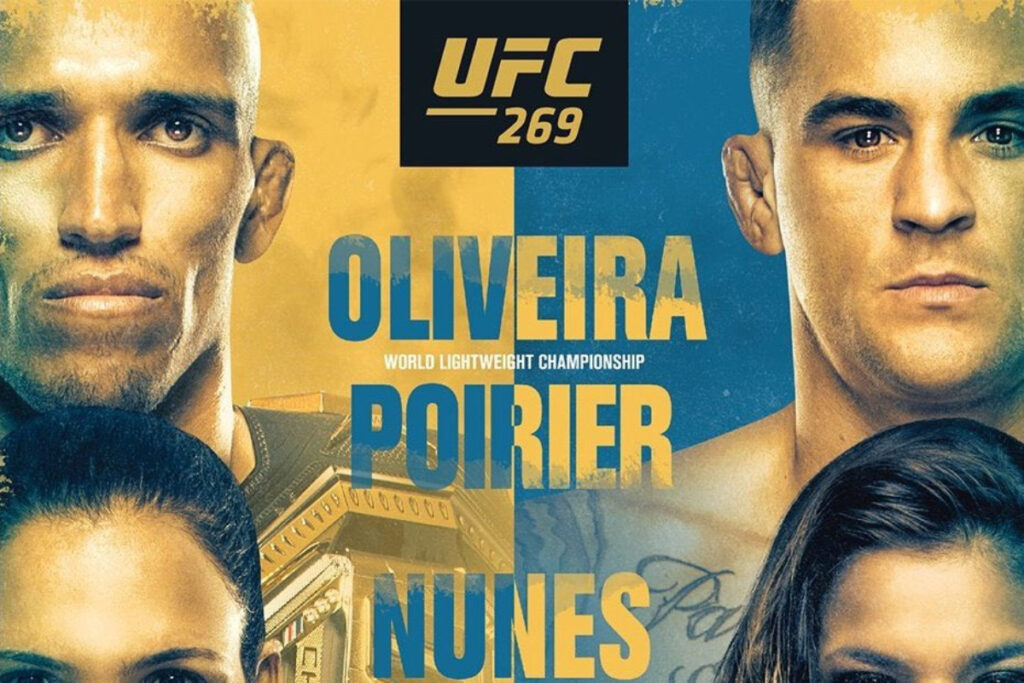 Cartelera UFC 269: Poirier vs. OliveiraCartelera UFC 269: Poirier vs. Oliveira