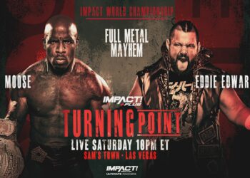 Cartelera IMPACT Turning Point 2021 actualizada