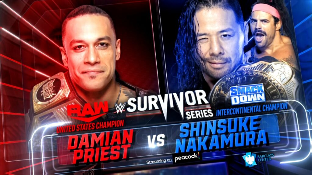 Damian Priest y Shinsuke Nakamura se enfrentarán en Survivor Series 2021