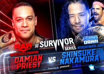 Damian Priest y Shinsuke Nakamura se enfrentarán en Survivor Series 2021