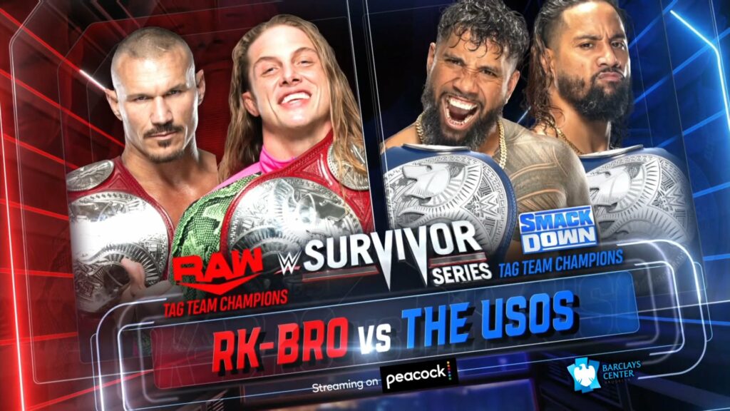 RK-Bro se enfrentarán a The Usos en Survivor Series 2021