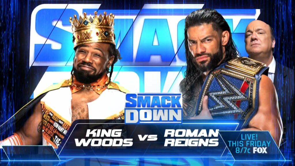 Roman Reigns enfrentará a King Woods en el próximo SmackDown