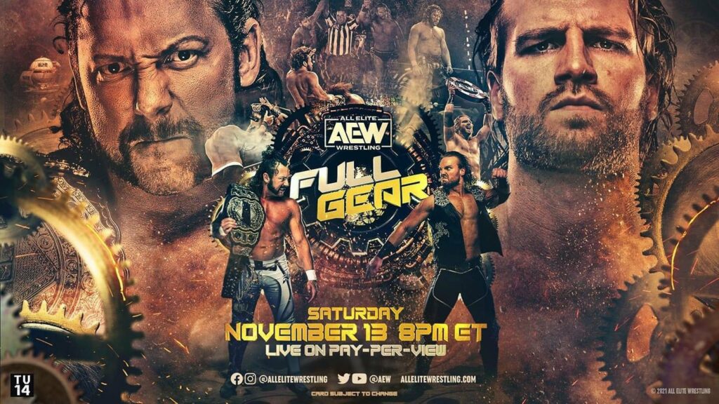 AEW Full Gear 2021 se celebra el próximo sábado 13 de noviembre, y tendrá como uno de sus platos fuertes el duelo por el Campeonato Mundial de All Elite Wrestling entre Kenny Omega y Adam Page.