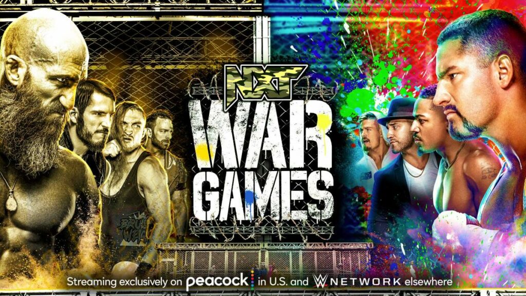 Cartelera NXT WarGames 2021 actualizada