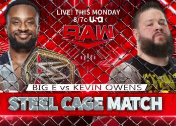 Big E enfrentará a Kevin Owens en una Steel Cage match en la siguiente edición de Monday Night Raw