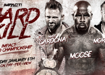 Moose defenderá el Campeonato Mundial de IMPACT frente a Matt Cardona y M. Morrisey en Hard to Kill 2022
