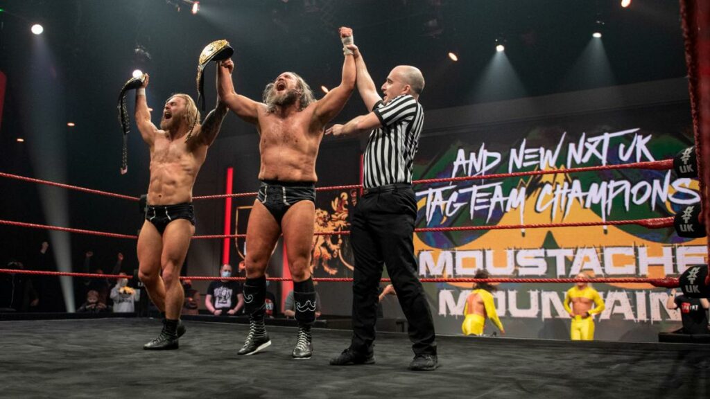 Moustache Mountain derrotan a Pretty Deadly y ganan los Campeonatos en Parejas en WWE NXT UK