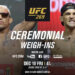 Ceremonia de pesaje UFC 269: Oliveira vs. Poirier Ceremonia de pesaje UFC 269: Oliveira vs. Poirier