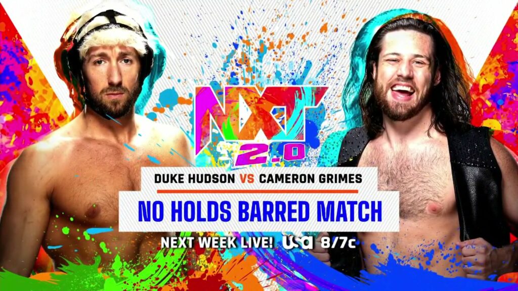 WWE confirma cuatro luchas para el show de NXT 2.0 del 14 de diciembre