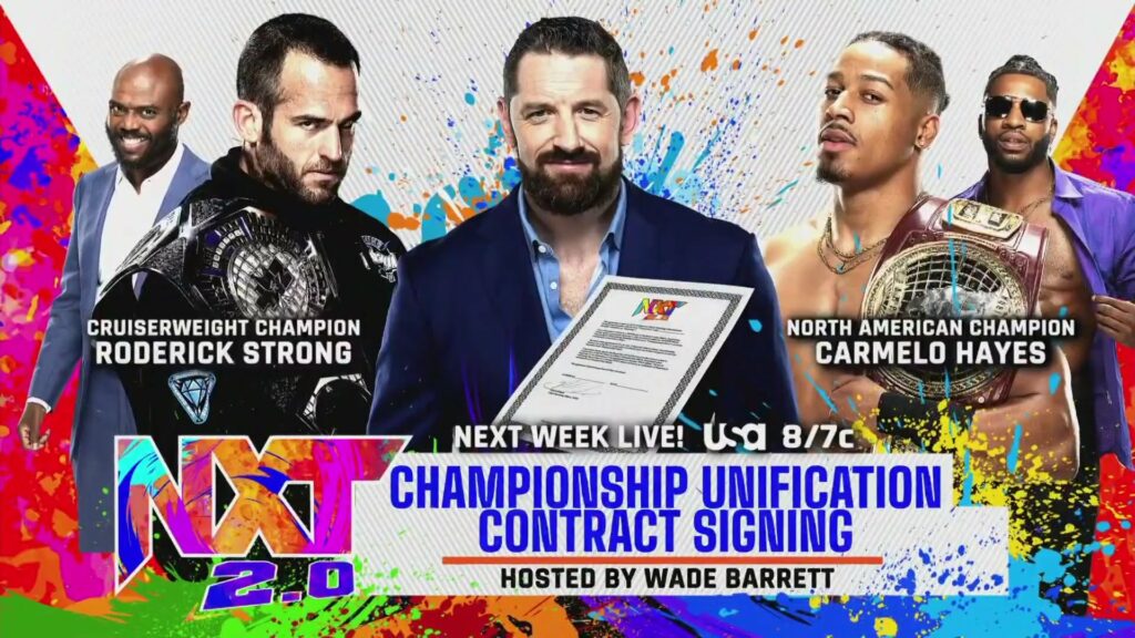 WWE hace oficial la cartelera del show de NXT 2.0 del 28 de diciembre
