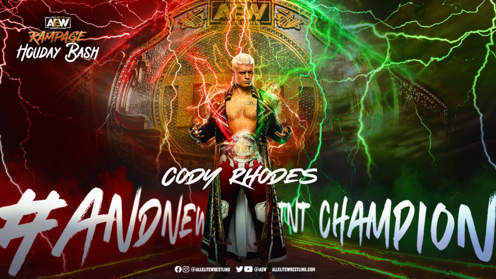 Cody Rhodes gana el Campeonato de TNT en AEW Rampage Holiday Bash 2021