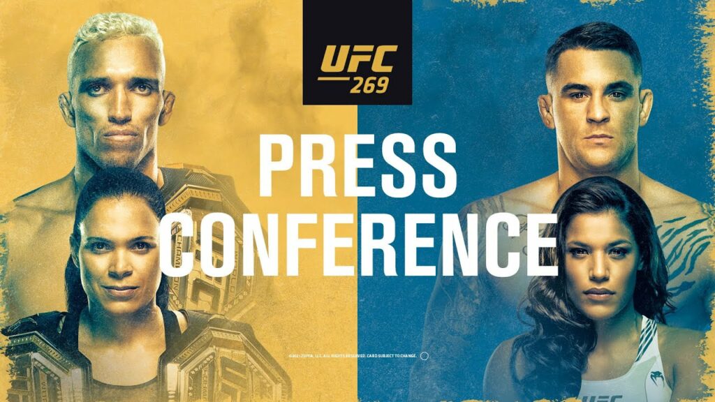 Conferencia de prensa UFC 269: Oliveira vs. Poirier