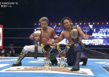 Hirooki Goto y YOSHI-HASHI ganan los Campeonatos por Parejas de IWGP en Wrestle Kingdom 16