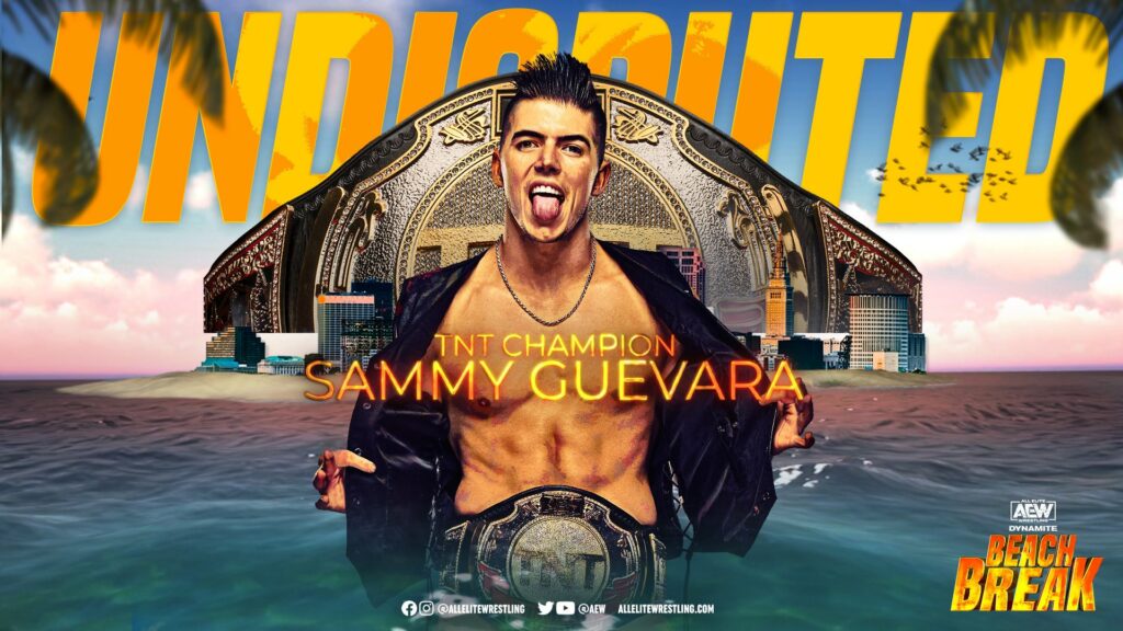 Sammy Guevara se convierte en el Campeón indiscutido de TNT en AEW Dynamite Beach Break 2022