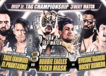 Flying Tiger retienen los Campeonatos Peso Júnior por Parejas en Wrestle Kingdom 16