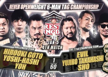 House of Torture ganan los Campeonatos NEVER 6-Man en Wrestle Kingdom 16