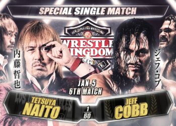 Jeff Cobb derrota a Tetsuya Naito en Wrestle Kingdom 16