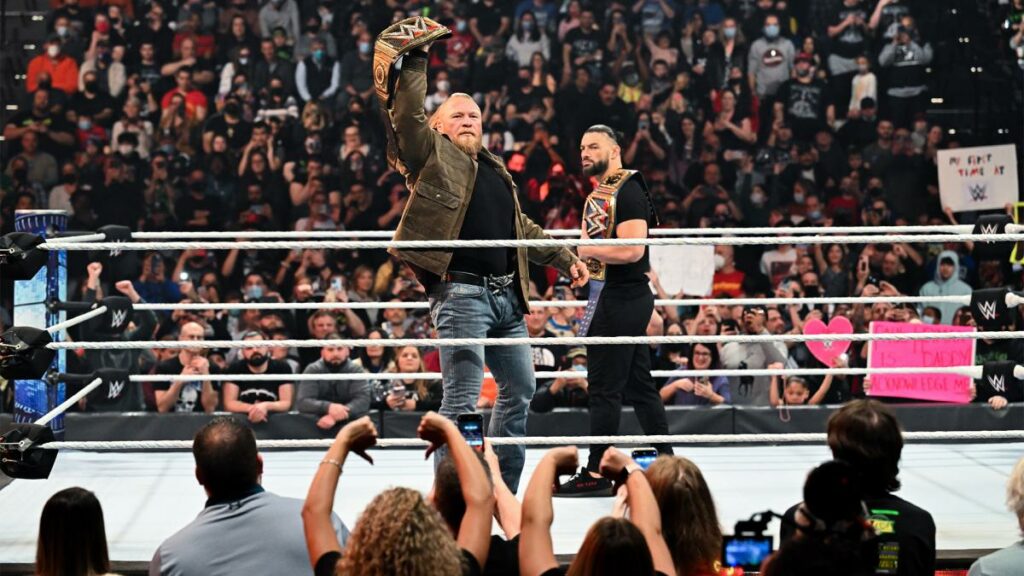 WWE nunca planeó un Campeón vs. Campeón entre Brock Lesnar y Roman Reigns