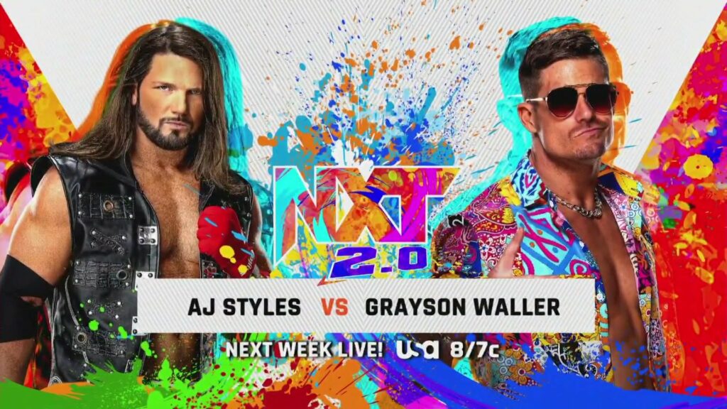 AJ Styles se enfrentará a Grayson Waller la próxima semana en NXT