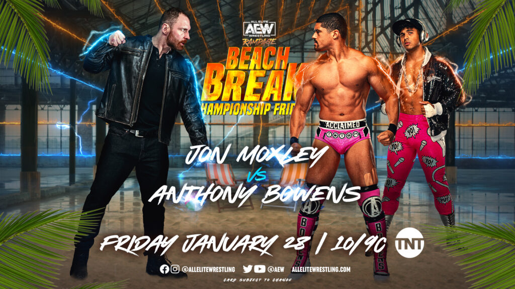 All Elite Wrestling confirma diversos combates para AEW Rampage Beach Break 2022