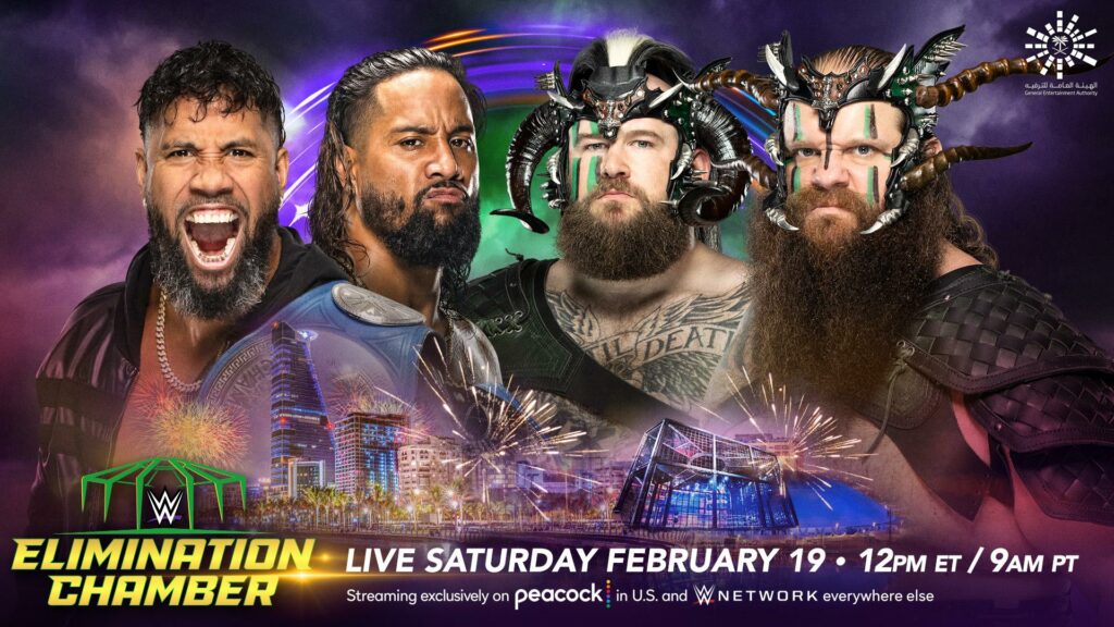 The Usos defenderán el Campeonato por Parejas de SmackDown ante The Viking Raiders en Elimination Chamber 2022