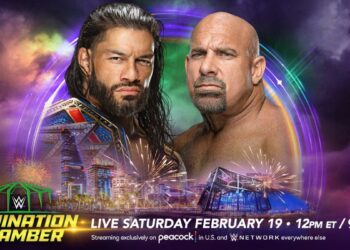 Roman Reigns y Goldberg se medirán en WWE Elimination Chamber 2022.