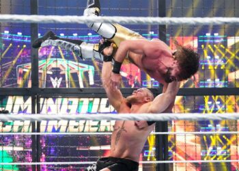 Brock Lesnar se salió del guión en WWE Elimination Chamber 2022