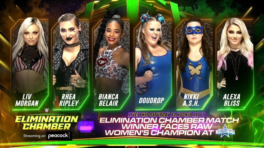 Alexa Bliss es la última participante anunciada para la Elimination Chamber match femenina