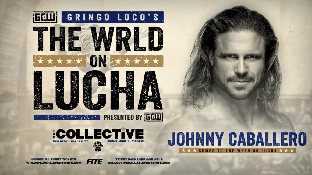Johnny Caballero participará en un evento de GCW en abril