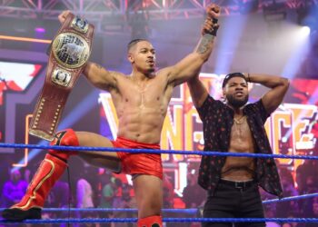 Carmelo Hayes retiene el Campeonato Norteamericano de NXT luego de vencer a Cameron Grimes en Vengeance Day 2022