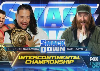 Shinsuke Nakamura y Sami Zayn se enfrentarán por el Campeonato Intercontinental de WWE dentro de dos semanas
