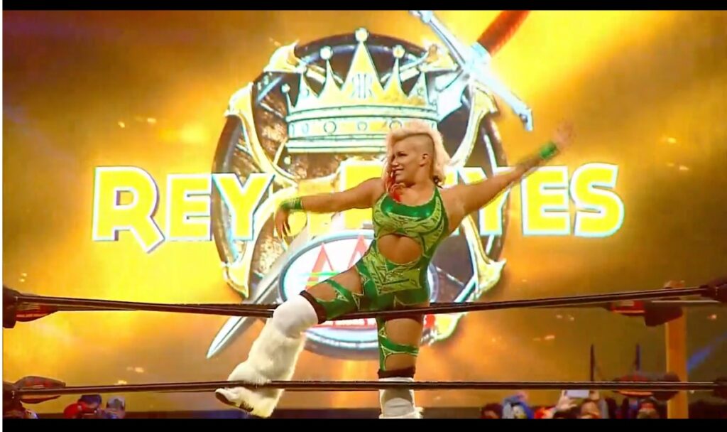 La luchadora Taya Valkyrie fue una de las grandes protagonistas de AAA Rey de Reyes.