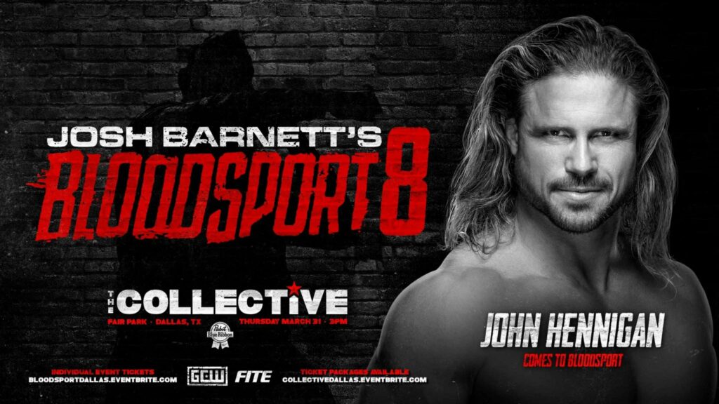 John Hennigan participará en GCW Josh Barnett's Bloodsport 8