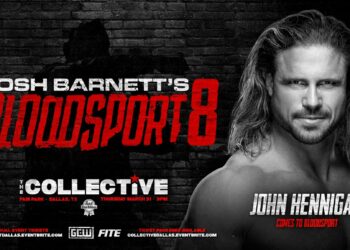 John Hennigan participará en GCW Josh Barnett's Bloodsport 8