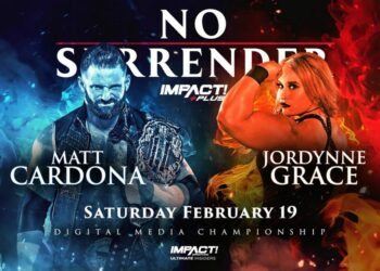 Matt Cardona defenderá el Campeonato de Medios Digitales ante Jordynne Grace en IMPACT No Surrender