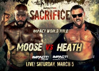 Moose enfrentará a Heath por el Campeonato Mundial de IMPACT en Sacrifice 2022