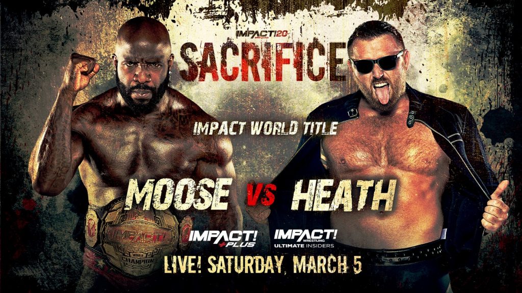 Moose enfrentará a Heath por el Campeonato Mundial de IMPACT en Sacrifice 2022