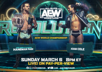 'Hangman' Adam Page defenderá el Campeonato Mundial de AEW frente a Adam Cole en Revolution 2022