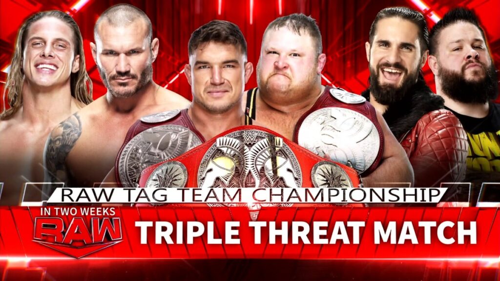 Seth Rollins y Kevin Owens lucharán por el Campeonato por Parejas de Raw en dos semanas