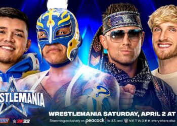 La lucha entre Rey y Dominik Mysterio vs. The Miz y Logan Paul se llevará a cabo en la primera noche de WrestleMania 38