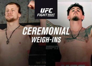 Ceremonia de pesaje UFC London 2022: Volkov vs. Aspinall