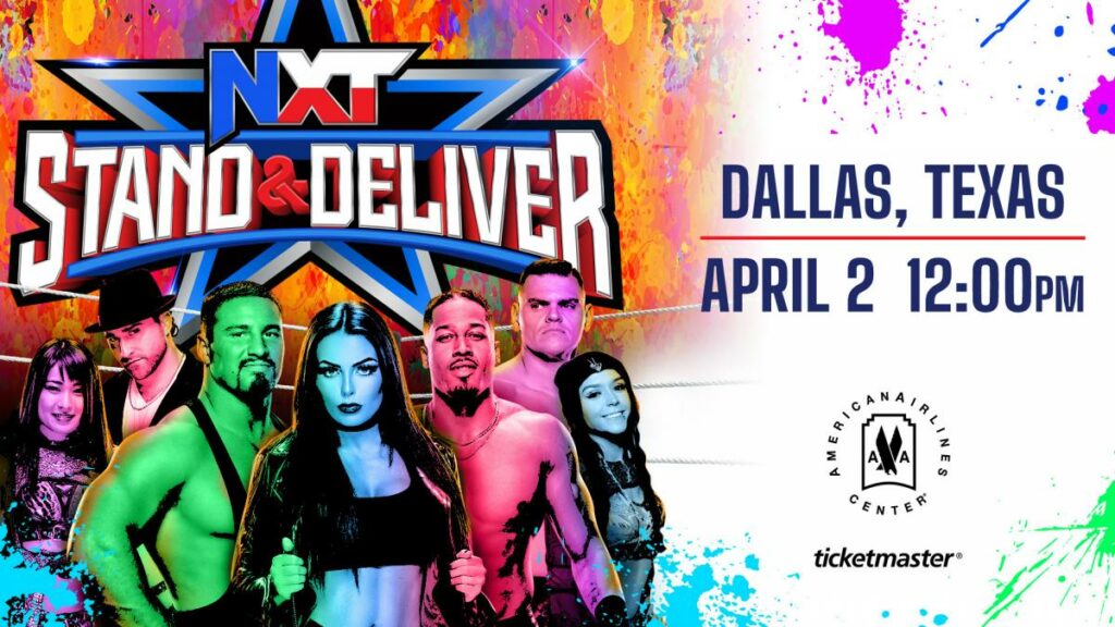 Cartelera WWE NXT Stand & Deliver 2022 actualizada